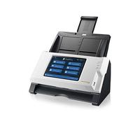 Plustek Escaner A350 SharePoint, Resolucion 600x600 DPI, Escaneo a Doble Cara, Pantalla Tactil 7 Pulgadas, ADF 50 Hojas, Blanco/Negro