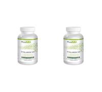 Plusvive - Ácido Hialurónico 90 cápsulas con 500 mg hialurónico vegano - 500-700 kDA - con extracto de manzana (Paquete de 2)