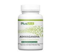 Plusvive - Suplemento de ashwagandha con extracto de pimienta negra 100 % vegano, 650 mg, 240 cápsulas