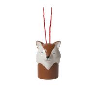 Pluto Design Colgante de Navidad zorro Blanco-marrón