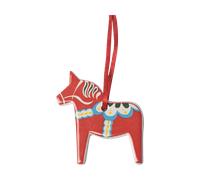 Pluto Design Colgante decorativo Dalahäst Rojo