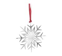 Pluto Design Colgante estrella de nieve plata
