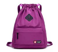 Pluto & Fox Mochila Impermeable con Cuerda para Gimnasio Viaje Piscina Unisex (Morado)