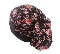 Pluto & Fox Turbante Gorra Pañuelo para Cabeza De Tela De Mujer para Cáncer Quimioterapia Chemo Oncológico Noche Pèrdida de Pelo Cabello (Diseño 6, 1)