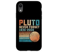 Pluto Never Forget Funny Astronomy Space Science Nerd Carcasa para iPhone XR