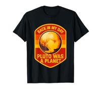 Pluto Retro Astronomy Fun Planet Gazer para hombre Camiseta