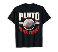 Plutón 1930 a 2006 Planeta Retirado Espacio Nostalgia Camiseta