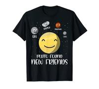 Plutón encontró nuevo amigo Astronomía Kids Planets Sistema Solar Camiseta