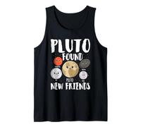 Plutón encontró nuevos Amigos Planetas Enanos Astronomía Camiseta sin Mangas