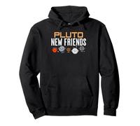 Plutón Nuevos Amigos Astronomía Espacial Planetas Enanos Sudadera con Capucha