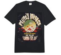 Plutón Nunca Olvidar la Venganza UFO Invasión Ciencia ficció Comfort Colors Adult Heavyweight T-Shirt
