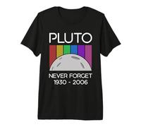 Plutón Nunca Olvides Divertido Astronomía Universo Galaxia Espacio Camiseta Premium
