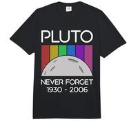 Plutón Nunca Olvides Divertido Astronomía Universo Galaxia Espacio Comfort Colors Adult Heavyweight T-Shirt