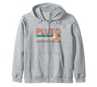 Plutón Nunca Olvides Divertido Ciencia Astronomía Vintage Profesor Sudadera con Capucha