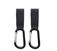 Pluuttiem 10 Piezas Gancho de Cochecito de Percha de Accesorios para Cochecito de con MosquetóN Percha Multiuso de Bolsa