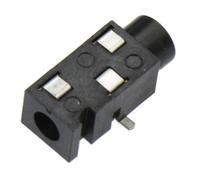 Pluuttiem 100 Piezas PJ320B 3,5 mm Conector de Audio para Auriculares 3/4 Interfaz de Audio Dip/SMD