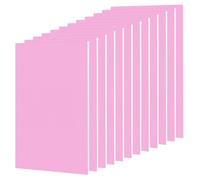 Pluuttiem 12 Piezas de Bloques de Tallado de Color Rosa, Bloques de Lin¨®leo de PVC, Bloques de Tallado de Sellos Suaves, Kits para Hacer Sellos para Impresi¨®n, Impresi¨®n