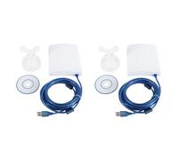 Pluuttiem 2X 150Mbps alta ganancia 14DBi antena 5M cable adaptador USB sin alta potencia al aire libre impermeable WiFi receptor WiFi WiFi