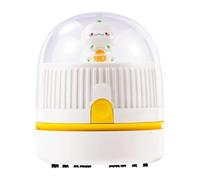 Pluuttiem Aspiradora de Escritorio, Aspiradora de Mano con Luz, Inalámbrica, Recargable por USB, Color