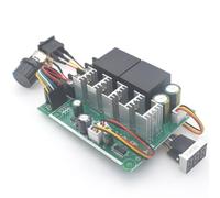 Pluuttiem Controlador de Velocidad PWM para Motor de CC con Pantalla Digital, Ajustable de 0 A 100%, Entrada del Módulo de Accionamiento, Máx. 60 A, 12 V, 24 V.