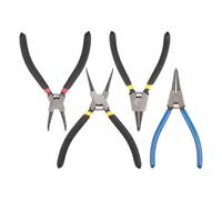 Pluuttiem Juego de 4 Alicates para Anillos de Retención de 7 Pulgadas, Combinación de Anillos de Retención, Herramientas de Clip, Alicates de Ojo, Herramientas de Alicates.