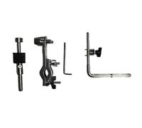 Pluuttiem Soporte para platillos de metal, portátil, abrazaderas de extensión de tambor, soporte, soporte de abrazadera de extensión, accesorios de percusión, estilo 1