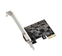 Pluuttiem Tarjeta Adaptador Serie Pcie X1 a RS232 Tarjeta De Extensión De Computadora De Control Industrial Adaptador De Ordenador Tarjeta Serie PCI-E