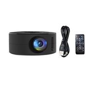Pluuttiem YT200 - Proyector inteligente Android LED 1080P HD, ideal para cine en casa y entretenimiento al aire libre, color negro