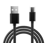 pluX Cable micro USB compatible con Garmin Edge 830, Nikon D5600, JBL Flip 3, Nokia XR20, transferencia rápida de datos, 2 m, cable de carga/cargador, color negro