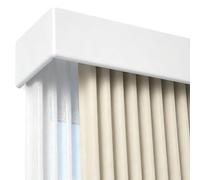 PLWUPE Riel para Cortinas Doble con Galería Integrada, Barra de Techo y Pared Silenciosa de Aluminio, Divisor de Ambientes para Sala y Recámara, 70-700cm(115cm/3.77ft)