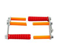 PLY PLA - Plot de 2 piezas - Pinzas de transporte ajustables para tablas de pared seca | Robusto portador de madera para platos | Ideal para el transporte, el almacenamiento y la protección de paneles