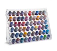 Plydolex Citadel - Organizador de pintura acrílica con 60 agujeros para juego de pintura en miniatura, organizadores de pintura acrílica montados en la pared y almacenamiento, organizador de botellas
