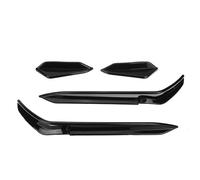 Plyft Embellecedor Divisor de alerón Labio Lateral Parachoques Delantero para Volkswagen para VW para Golf MK7.5 MK8 para R-Line GTI GTD 2017-2022(Mk7 R Line Glossy)