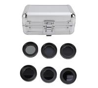 Plyisty 1,25 Pulgadas ND4 ND16 Kit de Filtro de Telescopio, Reducción de Resplandor de la Luz de la Luna, Estuche de Aleación de Aluminio, Alta Transmisión, Lentes Acrílicos,