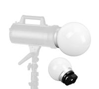 Plyisty 15 Cm Speedlight Softbox Difusor Bola Ajuste Flashes de Cámara de Cabeza Cuadrada, Modificador de Flash de Esfera de Luz Suave de 360° con Correa de Gancho, Difusor de FLA