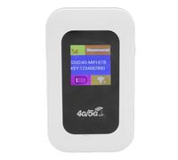 Plyisty 5G 4G LTE Mobile Hotspot, Enrutador WiFi Portátil con Ranura de Tarjeta SIM, 10 Dispositivos Conectados, 2100mAh, 300Mbps, Dispositivo de Hotspot para Acampar de Viajes