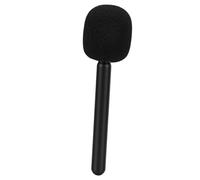 Plyisty Adaptador de Mano para Micrófono de Entrevista, Reducción de Ruido a Prueba de Viento, Soporte Ergonómico para Micrófonos Inalámbricos, Mango de Micrófono Lavalier para