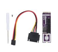 Plyisty Adaptador PCIE 5.0 a M.2 NVMe, Tarjeta de Expansión PCI Express X4 para Gráficos Externos de Computadora Portátil GPU EGPU, Compatible con PCIE 4.0 3.0, PCB Premium para Placa de