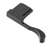 Plyisty Agarre para Pulgar hacia Arriba para Cámara X100VI, Reposapiés de Aleación de Aluminio Mecanizado CNC con Diseño Ergonómico, para Mayor Estabilidad y Comodidad de Agarre (Black)