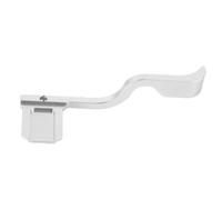 Plyisty Ajuste de Agarre de la Cámara para el Pulgar hacia Arriba para R7, R6II, R8, Aleación de Aluminio de una Pie (Silver)