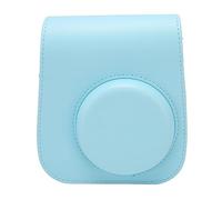 Plyisty Alcanzamiento con una Cámara Protectora, Hermosa Cámara de Cuero PU Protectora de Protección de Color Limpio Suave para Viajar a una Fiesta (Blue)