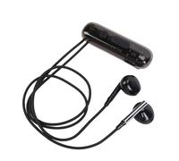 Plyisty Amplificador de Sonido Recargable, Auriculares Bluetooth 5.4 con Reducción de Ruido y Micrófono, para Audífonos, Ver Televisión, Llamadas Telefónicas (BLACK)