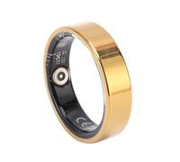 Plyisty Anillo Inteligente para Hombres, Anillos de Rastreadores de Fitness de Salud, Controles de Gestos (Gold)