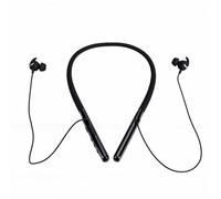 Plyisty Auriculares Bluetooth con Banda para el Cuello, Auriculares Inalámbricos con Cancelación de Ruido, Recargables de Alto Volumen para Ver Televisión y Conversar (Black)