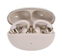 Plyisty Auriculares Clip-On con Estuche De Carga, Ligeros Y Cómodos (Gold)