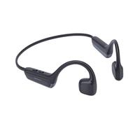 Plyisty Auriculares de Conducción ósea Bluetooth 6.0 (Gris Oscuro) | Ganchos Para Las Orejas De Metal Con Memoria, Ligeros, Sonido Sin Fugas, Para Practicar Deporte Al Aire Libre A Diario