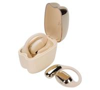 Plyisty Auriculares de Traducción del Idioma Portable para Comunicación Empresarial Internacional Hi Fi Calidad de Sonido (Beige)