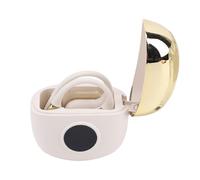Plyisty Auriculares Inalámbricos, Auriculares Deportivos con Controladores de 13mm, Cancelación de Ruido ENC, Tiempo de Reproducción de 60H para Correr, Ciclismo, Natación (Gold)