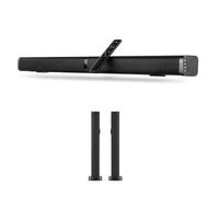 Plyisty Barra De Sonido para Smart TV, Barra De Sonido Desmontable De 40 W Y 2.1 Canales con Conexión Bluetooth 5.0/Óptica/AUX, 3 Modos De Ecualizador, para Cine En Casa (Enchufe de la UE)