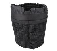 Plyisty Bike Cup Holder, Mesh Pocket Drink Holder with Adjustable Clamp | Jaula para botella de agua de tela Oxford, compatible con tubos de 0,75-1,5 pulgadas, con clip para barco de motocicleta ATV